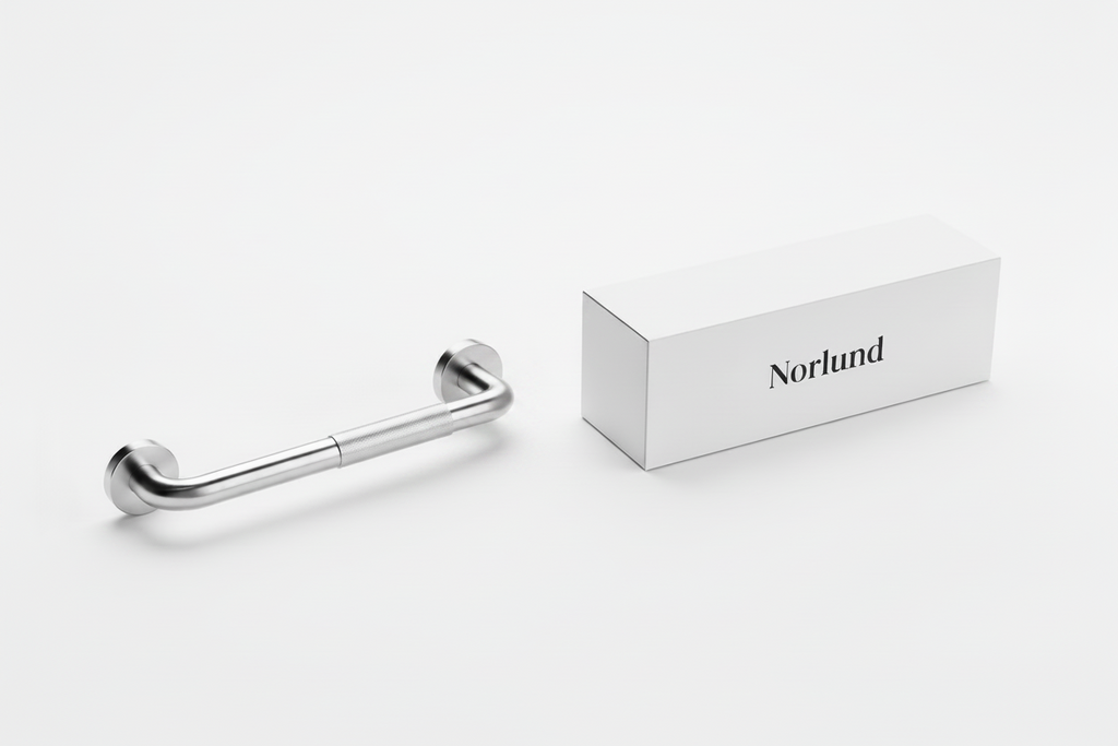 Norlund SafeGrip™ — Stainless Steel Shower Safety Bar